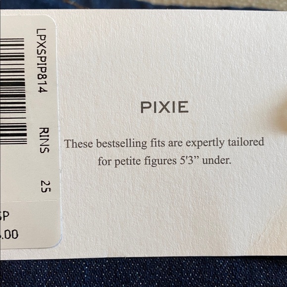 ‼️‼️NWT Frame Denim Blue Jeans - Le Pixie Slim Palazzo. - Picture 2 of 6